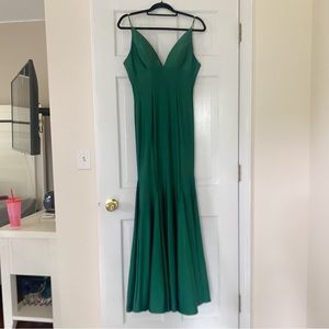 Let's Forest Green Bodycon Prom Dress